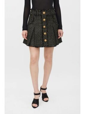 Chanel Style Tweed Mini Skirt 💋